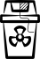 a coffee cup outlined